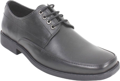 

Delize Genuine Leather Darby Shoes Lace Up For Men(Black