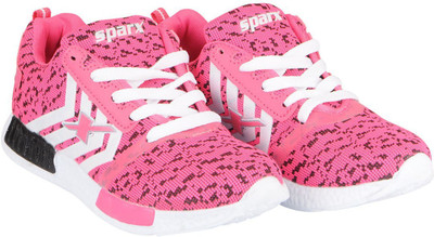 

Sparx Sports Mesh Running Shoes For Women(Pink, Pink white