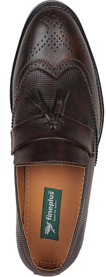 

fineplus Party Wear For Men(Brown