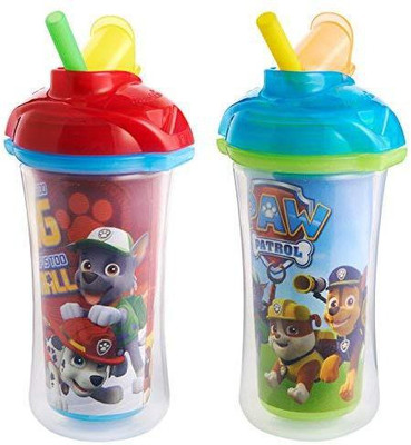 

Munchkin Paw Patrol Click Lock Insulated Straw Cup,2 Pack(Red/Blue)