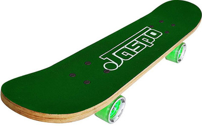 

Jaspo Experts 27"x7" Anti Skid Skateboard with Grip Tape and Carry Bag (Green) 27 inch x 7 inch Skateboard(Green, Black, Red, Blue, Pack of 1)