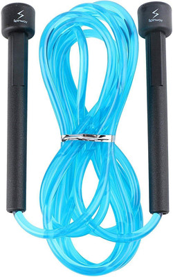 

Spinway Freestyle Jump Rope With Comfortable, Lightweight Handles Beaded Skipping Rope(Blue, Length: 5 cm)