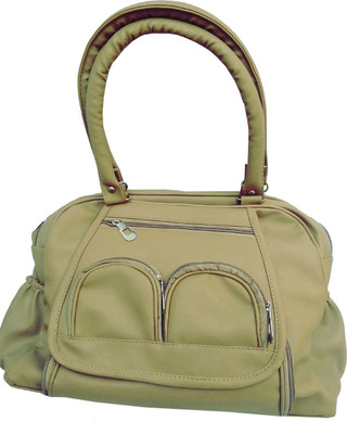 

Fashion Global Women Evening/Party, Casual, Formal Beige Synthetic Leather Hand-held Bag