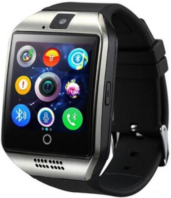 

krazzy india Kem GT08 silver smartwatch Silver Smartwatch(Black Strap Free Size)