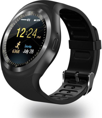 

mobicell mobicell Black Smartwatch(Black Strap Regular)