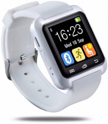 

SHOPZIE U8 Smart Watch White Smartwatch(White Strap universal)