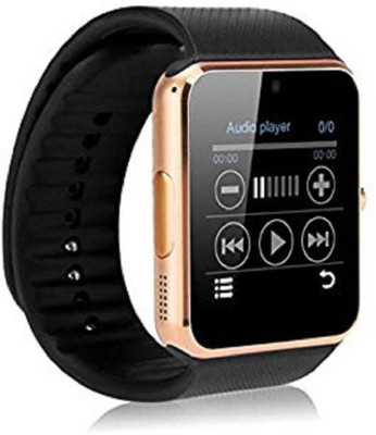 

krazzy india Kem GT08 brown smartwatch Golden Smartwatch(Black Strap Free Size)