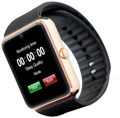 

SEGGO GT08 Brown Smartwatch Bluetooth Sweatproof Phone with Camera TF/SIM Card Slot for Android Smartphones for Kids Girls & Boys Brown Smartwatch(Black Strap Medium)