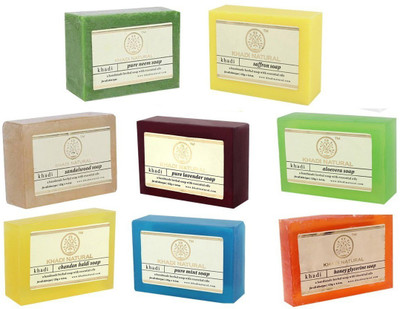 

Khadi Natural Khadi Soap Combo(125 g, Pack of 8)