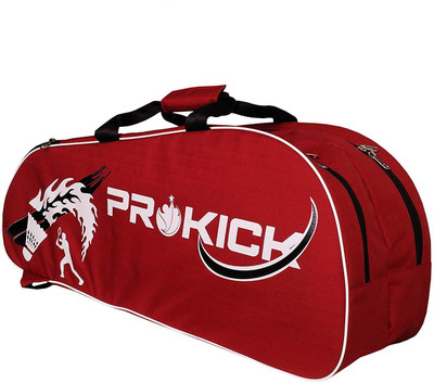 

Prokick League Badminton Kitbag with Additional Shoe Compartment - Red Kitbag(Red, Kit Bag)