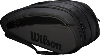 

Wilson FEDERER DNA 12PK - BLACK Racquet Bag(Black, Kit Bag)