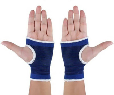

Leosportz Sweat Proof Palm Support Gym & Fitness Gloves (Free Size, Blue)