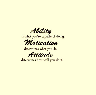 marvellous 60 cm m-motivational,ability Self Adhesive Sticker(Pack of 1)