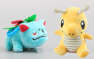 

Toy Mela Pokemon GO Pokeball Set Of 2 Pcs. Dragonite And Venusaur - 10 cm(Multicolor)