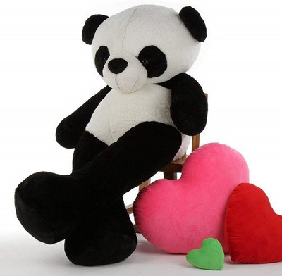 

ZOONIO Black & White Panda Teddy Bear 80 Cm - 80 cm(Black)