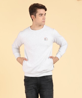 Fort Collins Full Sleeve Solid Men Sweatshirt