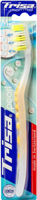 

Trisa Pearl Toothbrush - Medium Soft Toothbrush