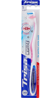 

Trisa Perfect White Soft Manual Tooth Brush Soft Toothbrush