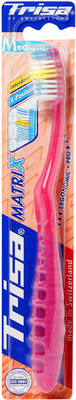 Trisa Matrix Toothbrush MultiColor(Medium) Soft Toothbrush