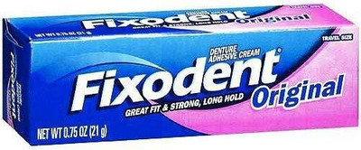 

Fixodent Denture Adhesive Cream, Original, Strong And Long Hold Toothpaste(25 g)