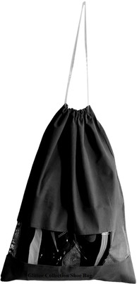 

Glitter Collection Shoe Pouch(Black)