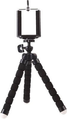

PSYCHE Mini Mobile Tripod Stand Kit With Adjustable Holder Tripod(black and white, Supports Up to 1000 g)