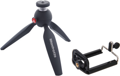

Manfrotto Pixi Mini Tripod With Mobile Holder (Part No-MTPIXI-B) Tripod(Black, Supports Up to 1 g)