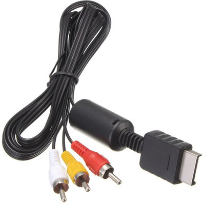 

Kebilshop TV-out Cable For Sony PS3 and Sony PS2 AV Cable(Black, For PlayStation)