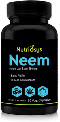 

Nutriosys Neem - 250mg (90 Veg Capsules)(90 No)