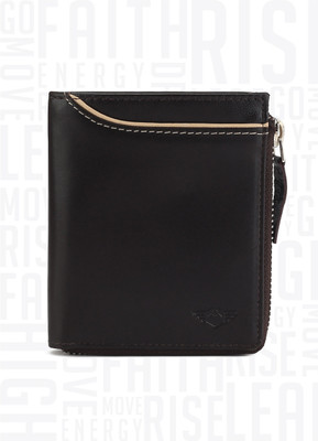 Metronaut Men Brown Genuine Leather Wallet(3 Card Slots)