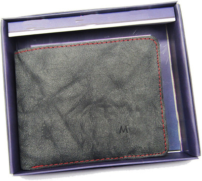 

Peacock Mundkar Boys Trendy Grey Artificial Leather Wallet(8 Card Slots)