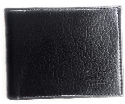 

INDIJOY Men Black Artificial Leather Wallet(4 Card Slots)