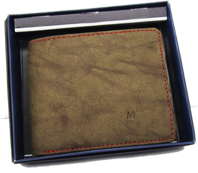 

Peacock Mundkar Boys Formal Beige Artificial Leather Wallet(8 Card Slots), Branded dark tan semi leather wallet for men and boys for regulare and casual use. best for gift gifting
