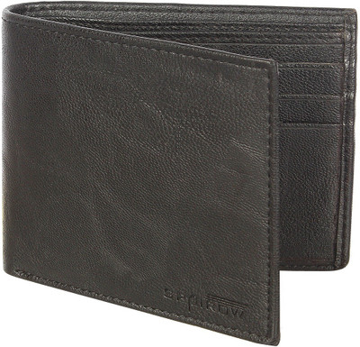 

Spairow Men Formal Black Genuine Leather Wallet(9 Card Slots)