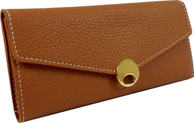 

opazo Girls Khaki Artificial Leather Wallet(9 Card Slots)