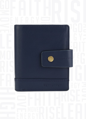 

Metronaut Men Blue Genuine Leather Wallet(5 Card Slots), Navy