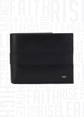 

Metronaut Men Black Genuine Leather Wallet(4 Card Slots)