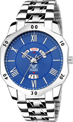 

Fogg 2062-BL Blue Day and Date Unique New Watch - For Men