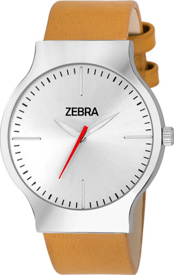

Zebra New Limited Edition Artist Design Silver Dial Brown Leather Belt Bracelet Analog Watch For Men & Boys ZB-0107 Watch - For Men