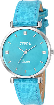 

Zebra New Attrection Series Sky Blue Dial SkyBlue Leather Belt Bracelet Analog Watch For Girls & Women ZB-0111-B Watch - For Women