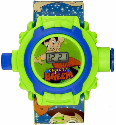 

DartGo Chota Bheem Chota Bhim Projector Watch for Kids with 24 Image projection Kids Fashion Watch - For Boys