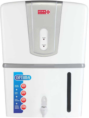 

Usha Shriram RO Fontana Purifier Ltr 10 L RO + UV + UF Water Purifier(White, Blue), Blue;white