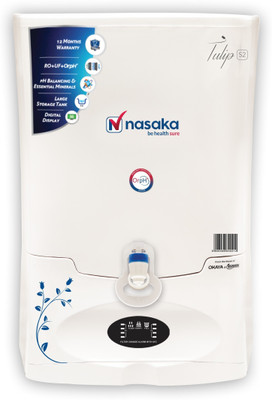 

NASAKA Tulip S2 8 L RO + UV Water Purifier(White)