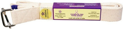 

Yogikuti belt01 Cotton Yoga Strap(White)
