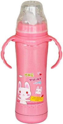 

GJE Baby Steel Feeding Bottle - 240 ml(Pink)