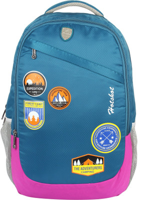 

Hot Shot Multi Backpack 35 L Backpack(Multicolor), Turquoise and pink