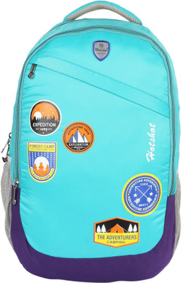 Hot Shot Multi Backpack 35 L Backpack(Multicolor), Cyan and purple