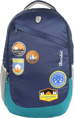 

Hot Shot Multi Backpack 35 L Backpack(Multicolor), Navy blue and turquoise