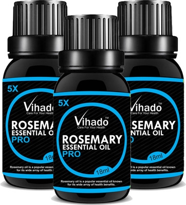 

VIHADO 6x PRO Rosemary Pure Essential Oil (18 gm) (Pack of 3)(18 ml)