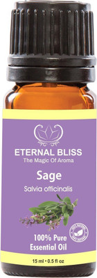 Eternal Bliss Sage Essential Oil, 100% Pure, & Undiluted (15ML)(15 ml)